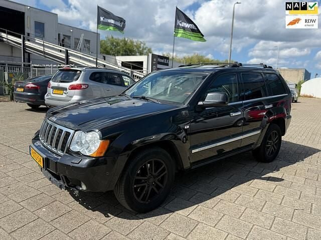 Zwart Occasion 2008 Jeep Grand Cherokee Overland SUV | € 3.749 (Super prijs) - Afbeelding 1/4