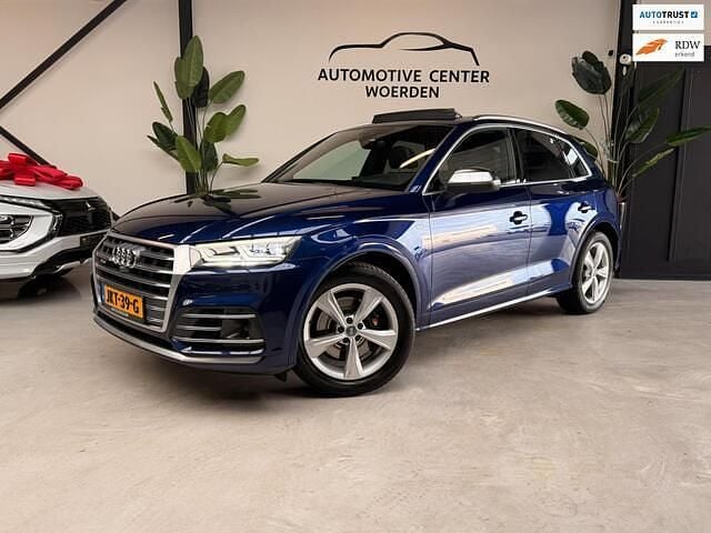 Blauw (metallic) Gebruikt 2018 Audi SQ5 Proline SUV | € 34.499 (Goede deal) - Afbeelding 1/4