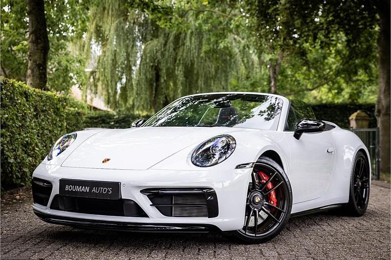 Wit Gebruikt 2022 Porsche 911 Carrera Cabriolet Sport Cabriolet | € 189.750 (Super prijs) - Afbeelding 1/4
