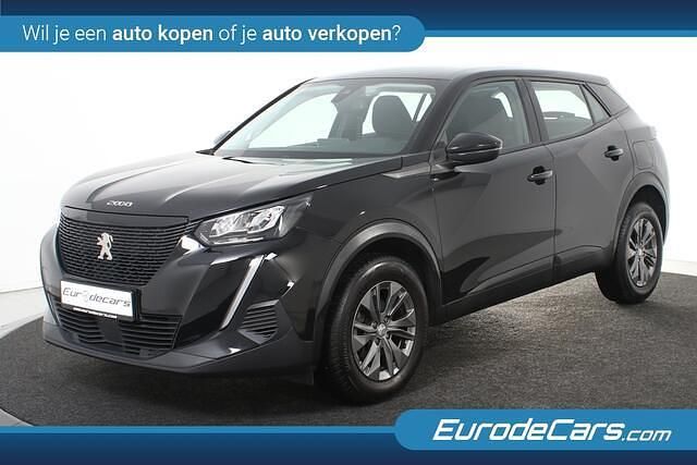 Zwart Occasion 2021 Peugeot 2008 Active SUV | € 15.400 (Eerlijke prijs) - Afbeelding 1/4