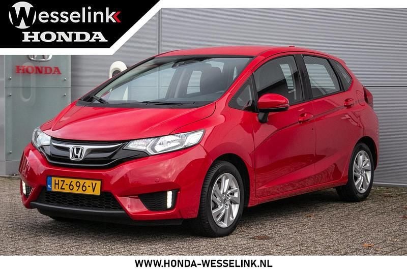 Rood Gebruikt 2016 Honda Jazz Comfort Hatchback | € 12.950 (Eerlijke prijs) - Afbeelding 1/4