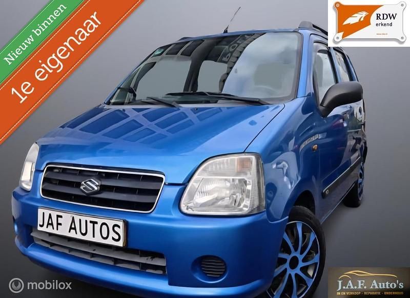 Blauw Gebruikt 2004 Suzuki Wagon R+ GLX Stationwagen | € 1.750 (Eerlijke prijs) - Afbeelding 1/4