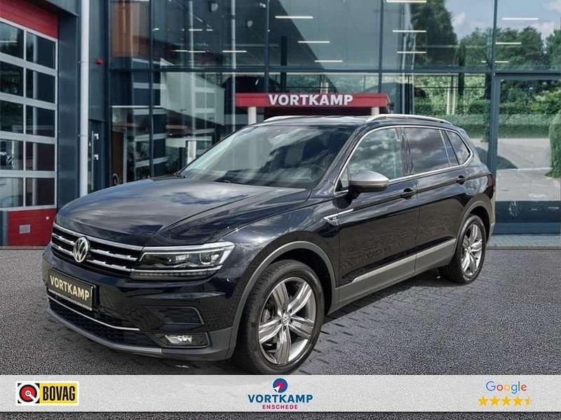 Zwart Occasion 2021 VW Tiguan Allspace Highline SUV | € 33.500 (Super prijs) - Afbeelding 1/4