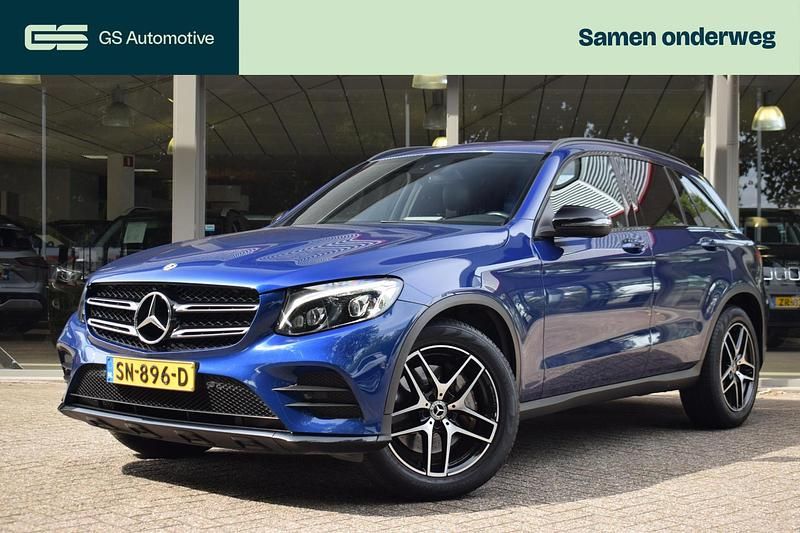 Blauw Gebruikt 2018 Mercedes GLC250 Premium SUV | € 33.490 - Afbeelding 1/3