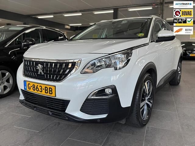 Wit Gebruikt 2019 Peugeot 3008 SUV | € 12.750 (Goede deal) - Afbeelding 1/4