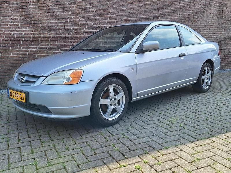 Grijs Gebruikt 2003 Honda Civic LS Coupé | € 2.595 - Afbeelding 1/4