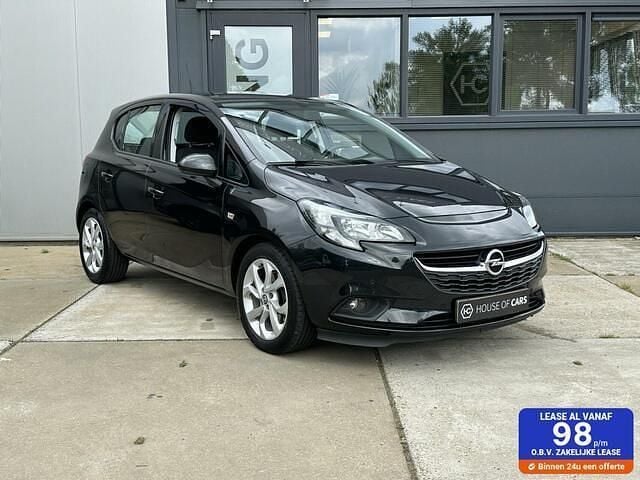 Zwart Gebruikt 2015 Opel Corsa Edition Hatchback | € 5.950 (Eerlijke prijs) - Afbeelding 1/4