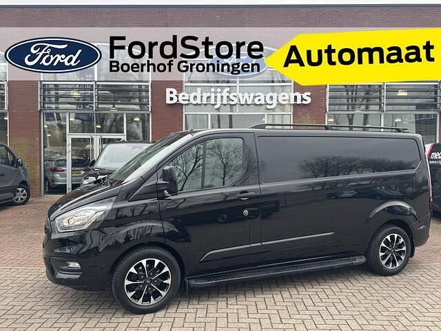 Zwart (metallic) Gebruikt 2019 Ford Transit Custom Limited Van | € 20.845 (Goede deal) - Afbeelding 1/4