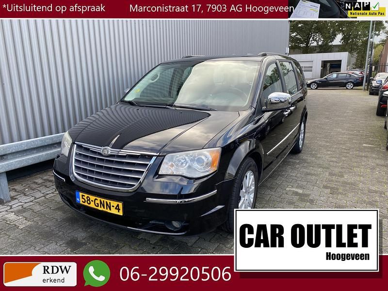 Zwart Gebruikt 2008 Chrysler Grand Voyager Limited MPV | € 7.450 - Afbeelding 1/4