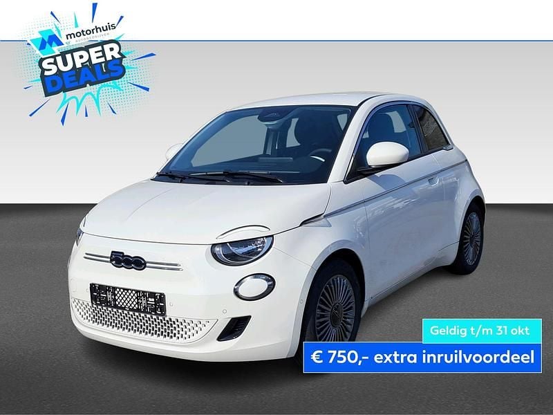 Wit Nieuw 2025 Fiat 500e Hatchback | € 30.270 (Eerlijke prijs) - Afbeelding 1/4