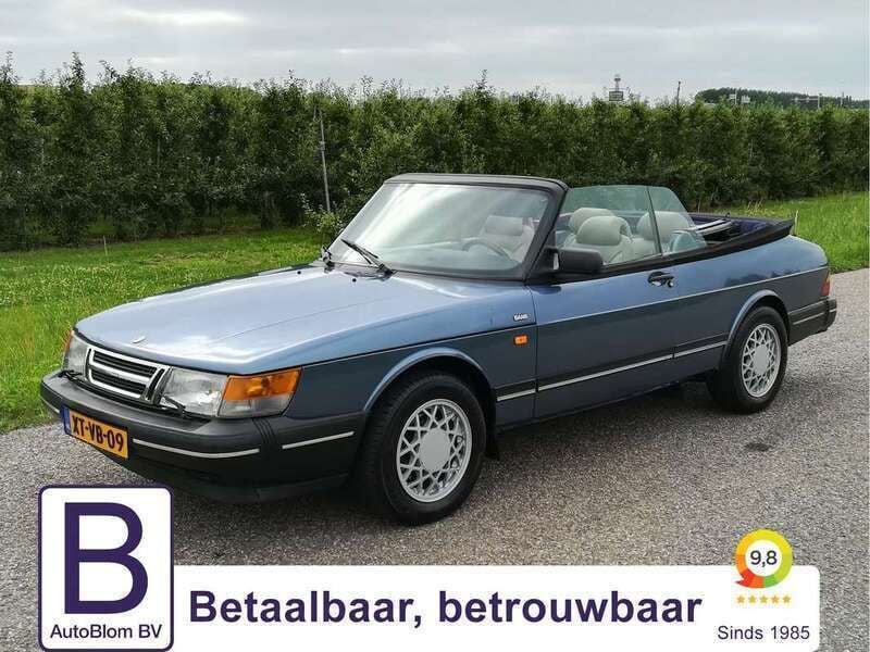 Blauw Gebruikt 1992 Saab 900 Cabriolet Cabriolet | € 14.950 - Afbeelding 1/4