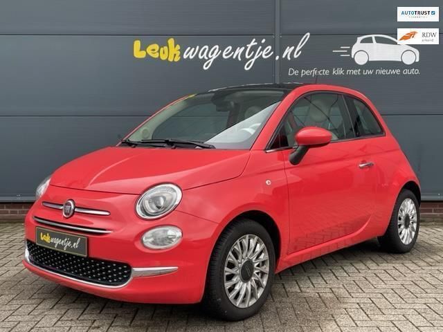 Rood Gebruikt 2017 Fiat 500 Lounge Hatchback | € 9.490 (Iets duurder) - Afbeelding 1/4