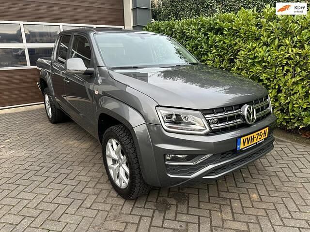 Grijs (metallic) Occasion 2021 VW Amarok Highline Pickup | € 39.950 (Iets duurder) - Afbeelding 1/4
