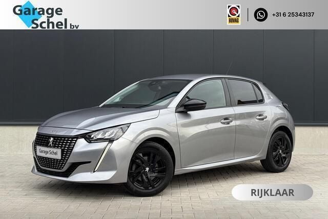 Grijs Gebruikt 2022 Peugeot 208 Allure Hatchback | € 16.950 (Eerlijke prijs) - Afbeelding 1/4