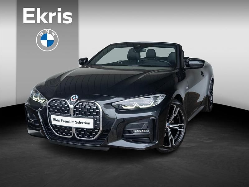 Zwart Gebruikt 2022 BMW 420 Comfort Edition Cabriolet | € 50.995 (Eerlijke prijs) - Afbeelding 1/4