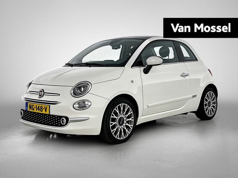 Wit Gebruikt 2017 Fiat 500 Lounge Hatchback | € 9.900 (Eerlijke prijs) - Afbeelding 1/4