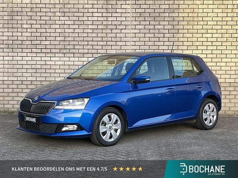 Blauw Occasion 2021 Skoda Fabia Ambition Hatchback | € 15.695 (Goede deal) - Afbeelding 1/4