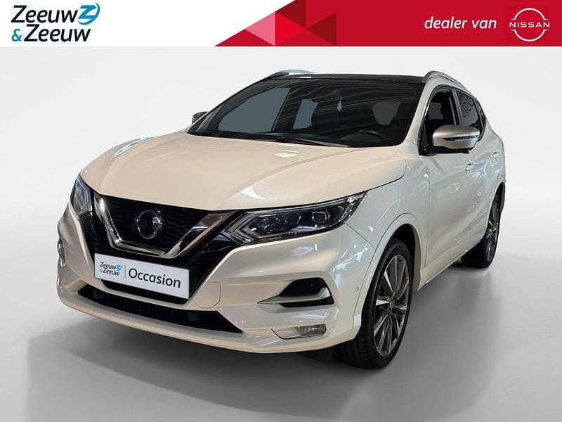 Pearl white m Gebruikt 2021 Nissan Qashqai Tekna+ SUV | € 21.945 (Goede deal) - Afbeelding 1/4