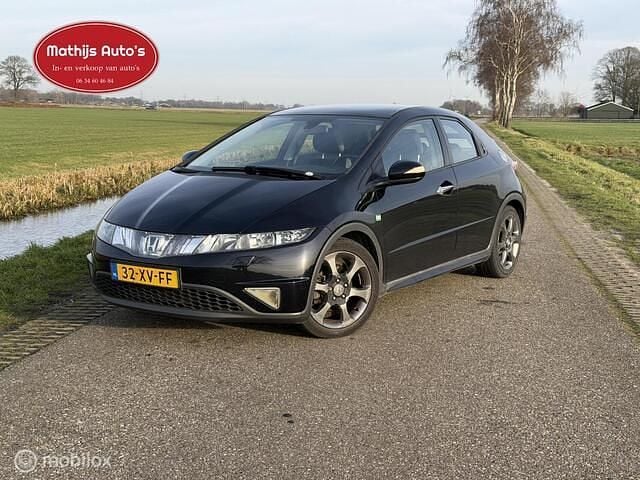 Zwart Occasion 2007 Honda Civic Sport Hatchback | € 3.850 (Goede deal) - Afbeelding 1/4