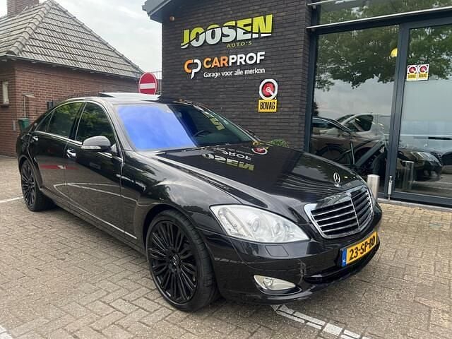 Zwart Gebruikt 2006 Mercedes S500L Prestige Sedan | € 14.950 - Afbeelding 1/4