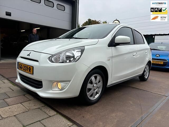 Wit Gebruikt 2015 Mitsubishi Space Star Hatchback | € 6.499 (Super prijs) - Afbeelding 1/4