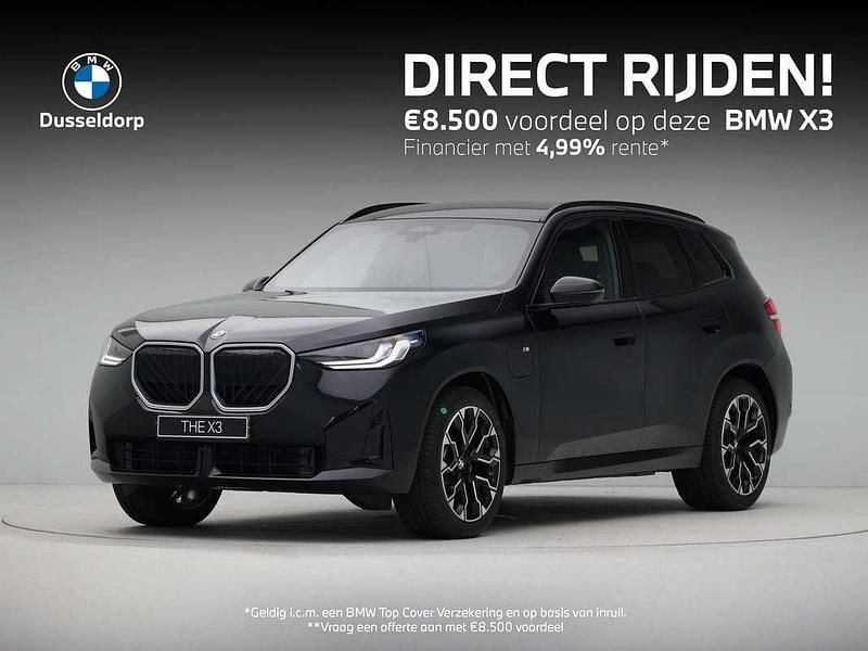 Zwart Nieuw 2025 BMW X3 SUV | € 77.880 (Super prijs) - Afbeelding 1/4