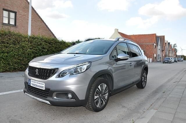 Grijs Gebruikt 2019 Peugeot 2008 Allure SUV | € 12.950 (Super prijs) - Afbeelding 1/4