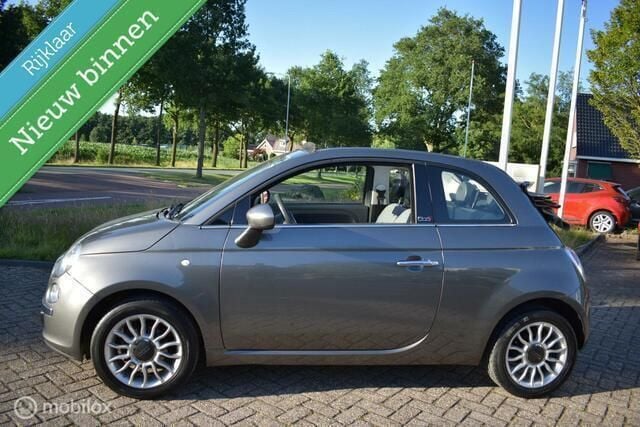Grijs Gebruikt 2014 Fiat 500C Lounge Cabriolet | € 5.950 (Goede deal) - Afbeelding 1/4