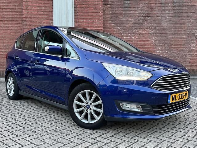 Blauw Gebruikt 2016 Ford C-MAX Titanium MPV | € 4.995 (Super prijs) - Afbeelding 1/4