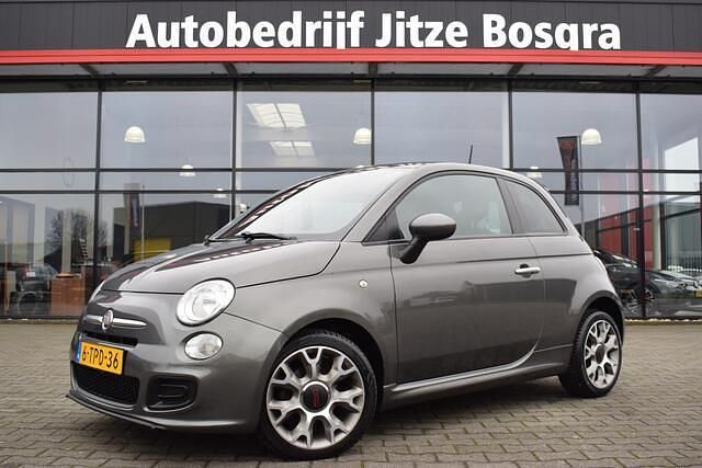 Grijs Gebruikt 2014 Fiat 500S Hatchback | € 6.950 (Eerlijke prijs) - Afbeelding 1/4