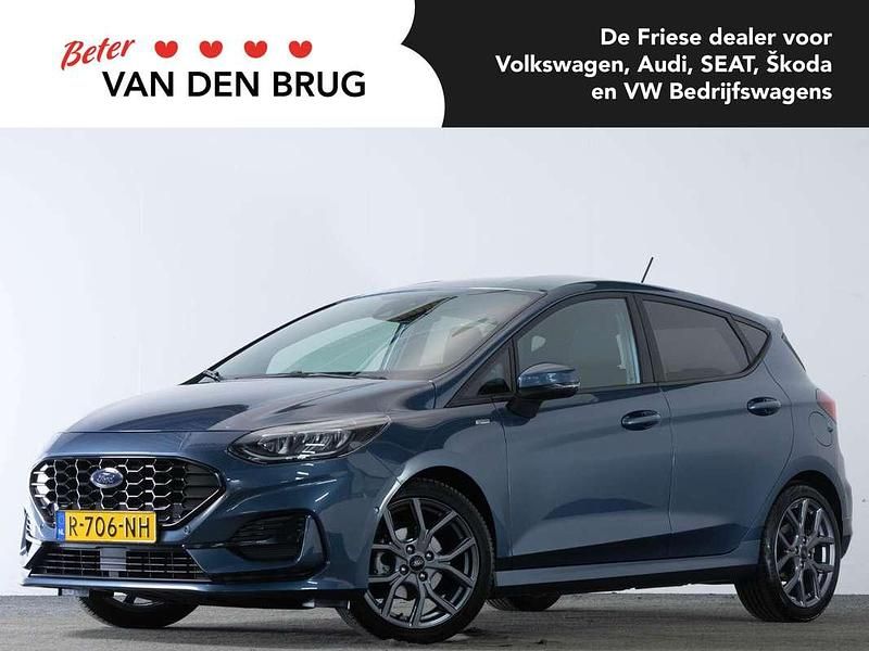 Blauw Gebruikt 2022 Ford Fiesta ST-Line X Hatchback | € 22.890 - Afbeelding 1/4