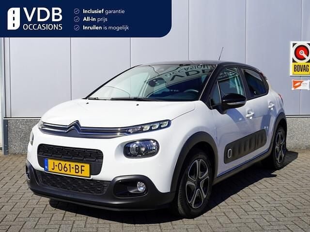 Wit Gebruikt 2020 Citroën C3 Feel Hatchback | € 11.790 (Eerlijke prijs) - Afbeelding 1/4
