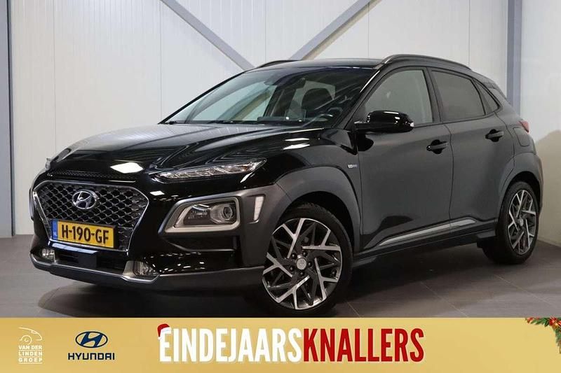 Zwart metallic Occasion 2020 Hyundai Kona Premium SUV | € 22.495 (Duur) - Afbeelding 1/4