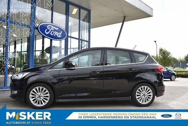 Zwart Gebruikt 2018 Ford C-MAX Titanium MPV | € 13.700 (Eerlijke prijs) - Afbeelding 1/4