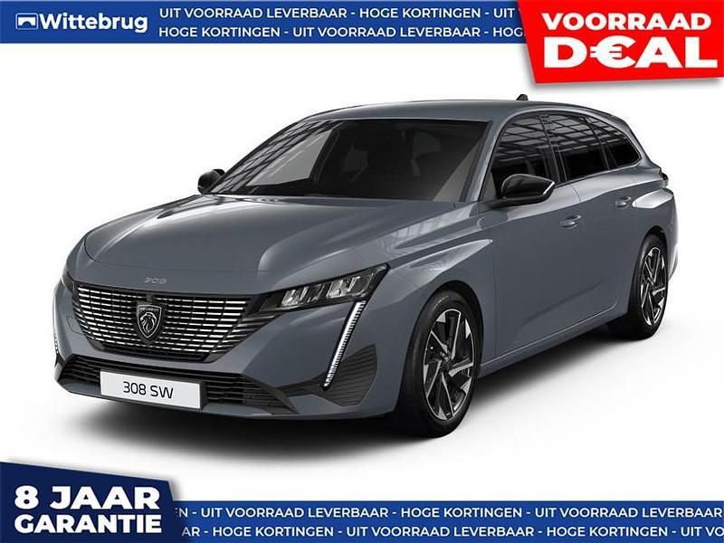 Grijs, metallic lak Nieuw 2025 Peugeot 308 Allure Stationwagen | € 37.888 (Eerlijke prijs) - Afbeelding 1/4