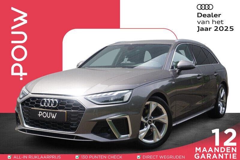 Grijs Gebruikt 2021 Audi A4 S-Line Stationwagen | € 33.950 (Eerlijke prijs) - Afbeelding 1/4