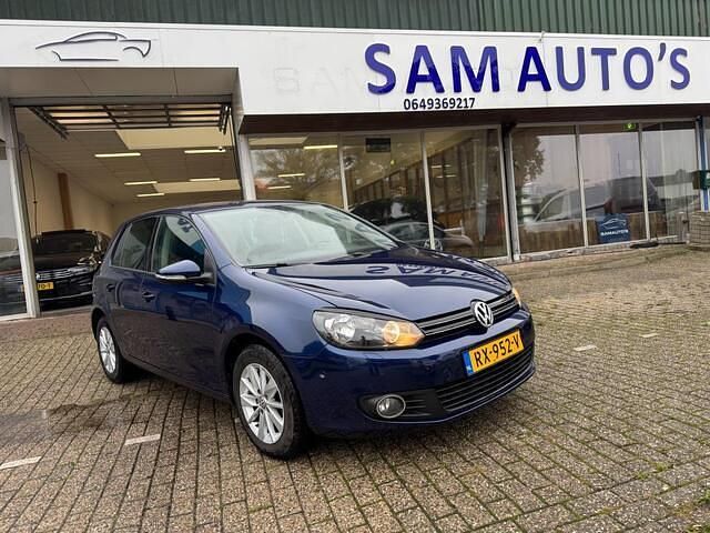 Blauw Gebruikt 2010 VW Golf VI Highline Hatchback | € 4.750 (Eerlijke prijs) - Afbeelding 1/4