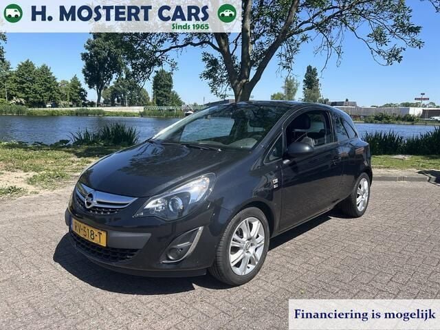 Zwart Gebruikt 2012 Opel Corsa Business Hatchback | € 1.950 - Afbeelding 1/4