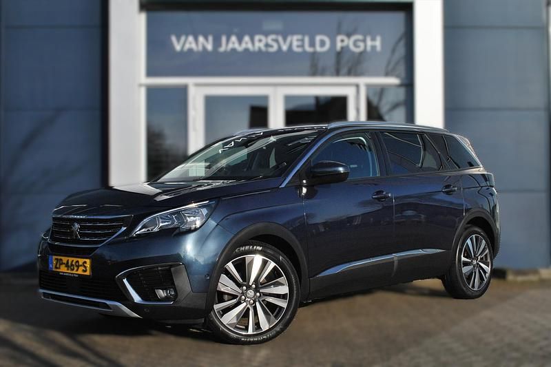 Blauw (metallic) Occasion 2019 Peugeot 5008 Allure SUV | € 17.900 (Goede deal) - Afbeelding 1/4