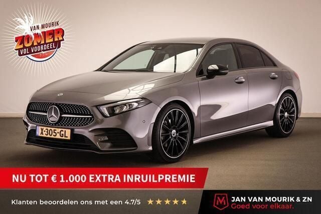 Grijs Gebruikt 2019 Mercedes A180 Premium Plus Sedan | € 25.900 (Eerlijke prijs) - Afbeelding 1/4