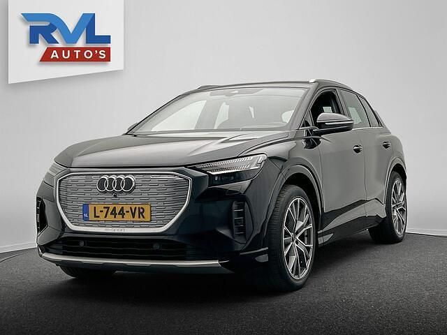 Zwart Gebruikt 2021 Audi Q4 e-tron Advanced Plus SUV | € 26.300 (Eerlijke prijs) - Afbeelding 1/4