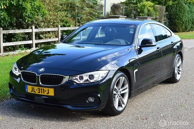 Zwart Gebruikt 2016 BMW 420 Sport Line Coupé | € 14.500 (Eerlijke prijs) - Afbeelding 1/4