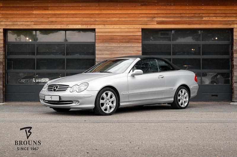 Grijs Gebruikt 2003 Mercedes CLK320 Elegance Cabriolet | € 16.950 - Afbeelding 1/4