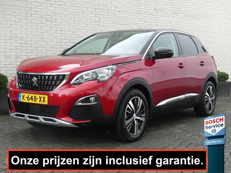 Rood Gebruikt 2020 Peugeot 3008 Allure SUV | € 18.900 (Goede deal) - Afbeelding 1/4