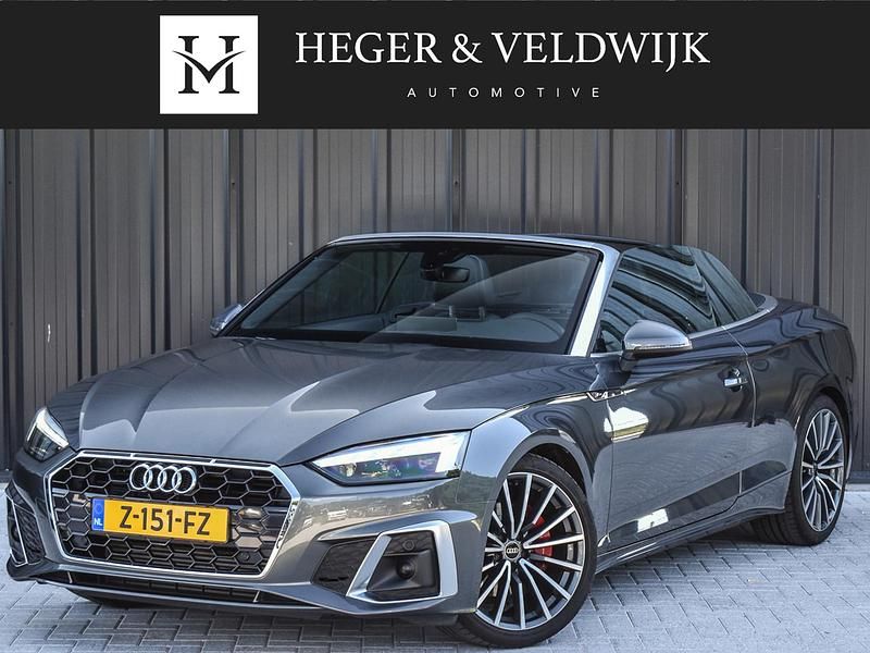 Grijs Gebruikt 2023 Audi A5 Cabriolet S-Line Cabriolet | € 51.900 (Eerlijke prijs) - Afbeelding 1/4