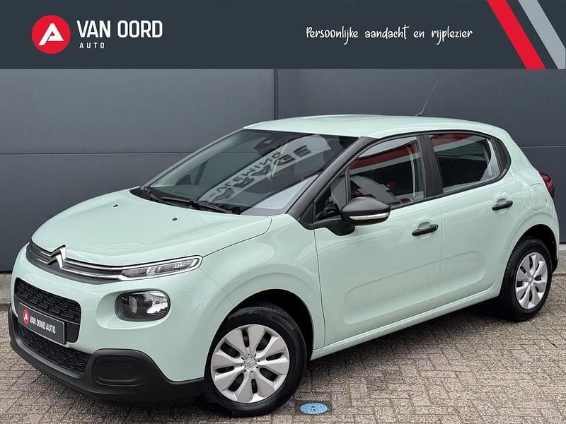Groen Gebruikt 2020 Citroën C3 Feel Hatchback | € 9.890 (Goede deal) - Afbeelding 1/4