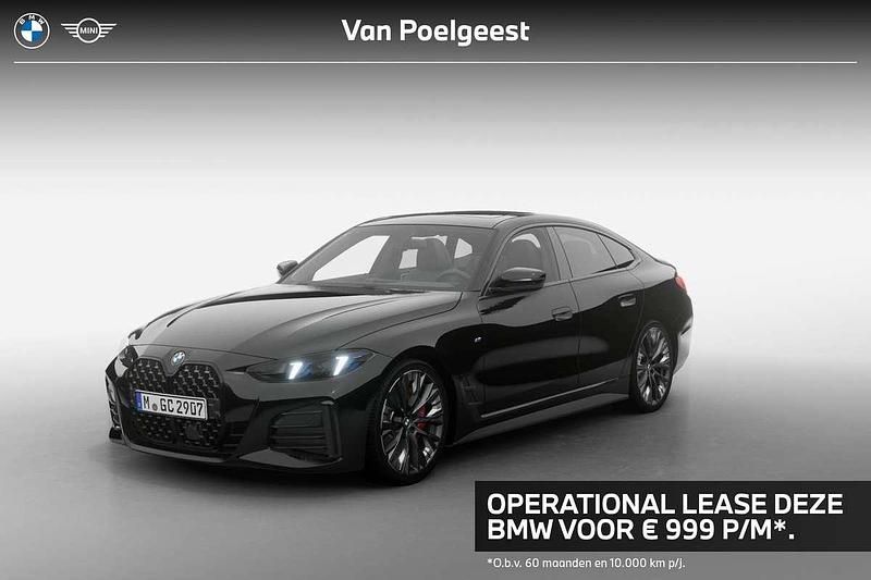 Zwart Nieuw 2024 BMW 420 Gran Coupé Comfort Edition Coupé | € 86.893 (Duur) - Afbeelding 1/4