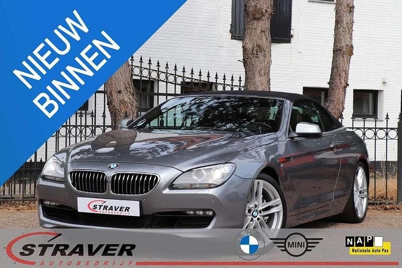 Grijs Gebruikt 2012 BMW 640 Cabriolet Executive Cabriolet | € 26.950 (Eerlijke prijs) - Afbeelding 1/4