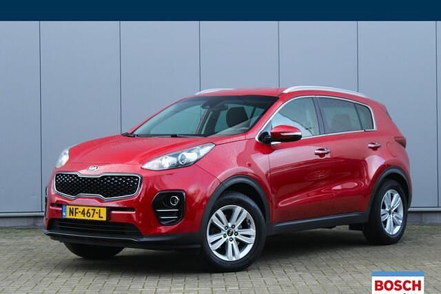 Rood Occasion 2017 Kia Sportage SUV | € 16.350 (Eerlijke prijs) - Afbeelding 1/4