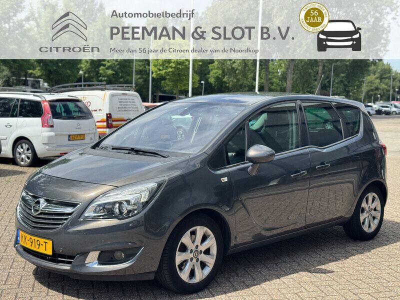 Grijs Gebruikt 2016 Opel Meriva MPV | € 9.545 (Eerlijke prijs) - Afbeelding 1/4
